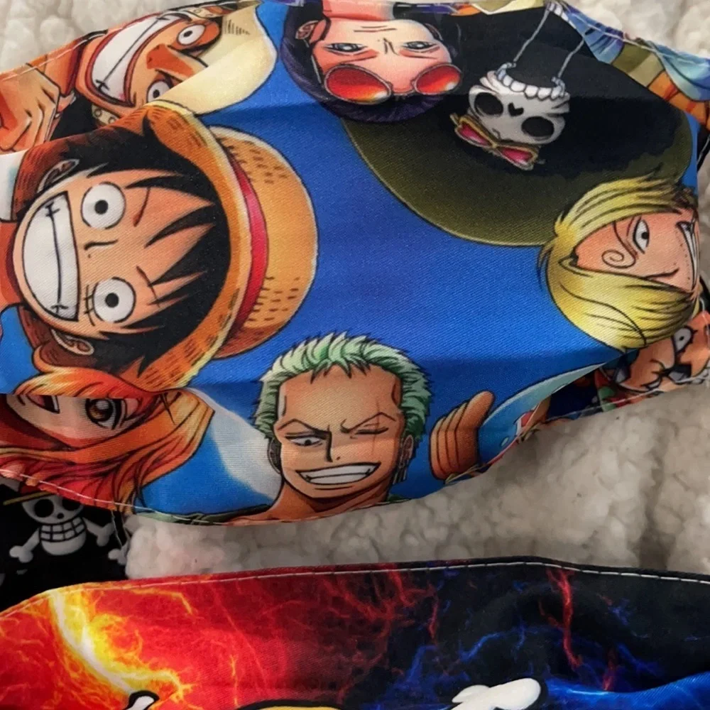 New set/5 Luffy Pirate face masks